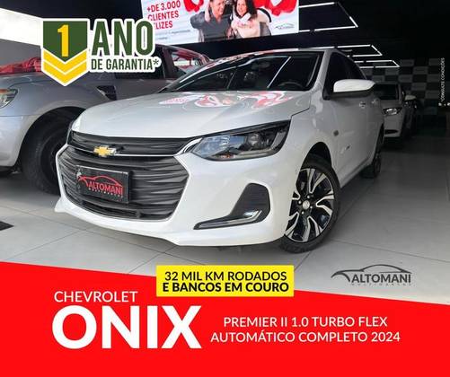 CHEVROLET ONIX 1.0 TURBO FLEX PREMIER AUTOMÁTICO CHEVROLET ONIX 1.0 TURBO FLEX PREMIER AUTOMÁTICO